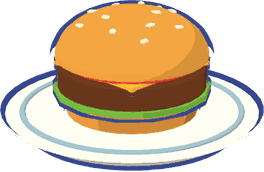 A burger