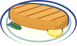 A grilled chicken breast