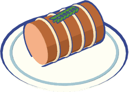 A tied roast